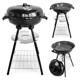 Grill ogrodowy z pokrywą otwór wentylacyjny popielnik półka MultiGarden MultiGarden