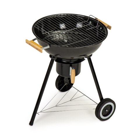 Grill ogrodowy z pokrywą popielnik metalowa półka koła transportowe MultiGarden MultiGarden Grill ogrodowy z pokrywą popielnik metalowa półka koła transportowe MultiGarden MultiGarden
