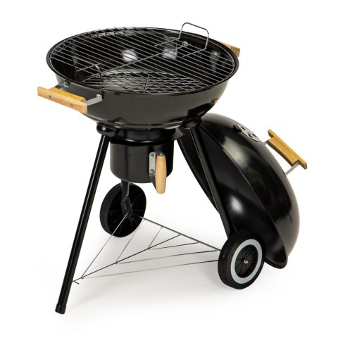 Grill ogrodowy z pokrywą popielnik metalowa półka koła transportowe MultiGarden MultiGarden Grill ogrodowy z pokrywą popielnik metalowa półka koła transportowe MultiGarden MultiGarden