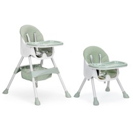 Krzesełko fotelik do karmienia 2w1 pasy 5 punktowe ECOTOYS azure ECOTOYS