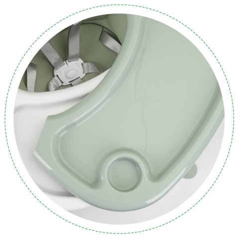 Krzesełko fotelik do karmienia 2w1 pasy 5 punktowe ECOTOYS azure ECOTOYS Krzesełko fotelik do karmienia 2w1 pasy 5 punktowe ECOTOYS azure ECOTOYS