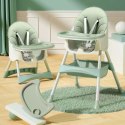 Krzesełko fotelik do karmienia 2w1 pasy 5 punktowe ECOTOYS azure ECOTOYS
