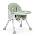Krzesełko fotelik do karmienia 2w1 pasy 5 punktowe ECOTOYS azure ECOTOYS