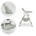 Krzesełko fotelik do karmienia 2w1 pasy 5 punktowe ECOTOYS azure ECOTOYS