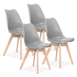 Krzesło zestaw krzeseł do salonu jadalni z poduszką ModernHome ModernHome
