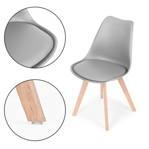 Krzesło zestaw krzeseł do salonu jadalni z poduszką ModernHome ModernHome Krzesło zestaw krzeseł do salonu jadalni z poduszką ModernHome ModernHome