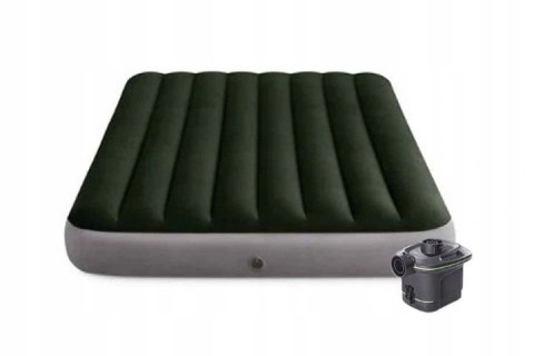 Materac duży dmuchany 203x152 cm dwuosobowy elektryczna pompka gratis INTEX 64779 INTEX Materac duży dmuchany 203x152 cm dwuosobowy elektryczna pompka gratis INTEX 64779 INTEX
