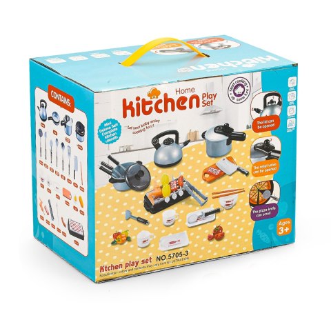 Mini kuchnia garnki akcesoria do kuchni dla dzieci MULTISTORE Mini kuchnia garnki akcesoria do kuchni dla dzieci MULTISTORE