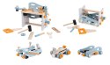 Mini warsztat stół narzędziowy drewniany zestaw konstrukcyjny 52 elementy ECOTOYS ECOTOYS