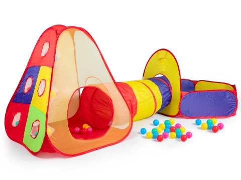 Namiot dla dzieci plac zabaw iglo tunel suchy basen + piłeczki IPLAY IPLAY Namiot dla dzieci plac zabaw iglo tunel suchy basen + piłeczki IPLAY IPLAY