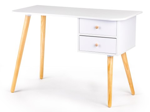 Nowoczesne biurko komputerowe stolik 2 szuflady ModernHome Nowoczesne biurko komputerowe stolik 2 szuflady ModernHome