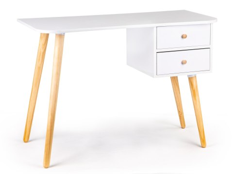 Nowoczesne biurko komputerowe stolik 2 szuflady ModernHome Nowoczesne biurko komputerowe stolik 2 szuflady ModernHome