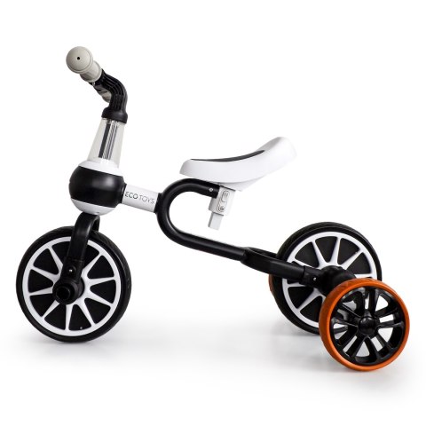 Rower rowerek biegowy 4w1 Pedały Kółka boczne czarny ECOTOYS ECOTOYS Rower rowerek biegowy 4w1 Pedały Kółka boczne czarny ECOTOYS ECOTOYS