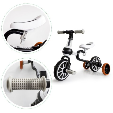Rower rowerek biegowy 4w1 Pedały Kółka boczne czarny ECOTOYS ECOTOYS Rower rowerek biegowy 4w1 Pedały Kółka boczne czarny ECOTOYS ECOTOYS