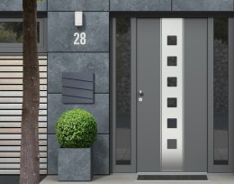 Skrzynka na listy stal galwanizowana antracyt ModernHome ModernHome