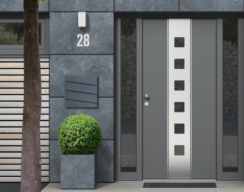 Skrzynka na listy stal galwanizowana antracyt ModernHome ModernHome Skrzynka na listy stal galwanizowana antracyt ModernHome ModernHome