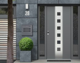 Skrzynka pocztowa na listy gazety stal nierdzewna ModernHome ModernHome
