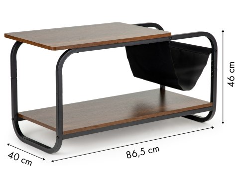 Stolik kawowy loft nowoczesny 2 poziomy ModernHome ModernHome Stolik kawowy loft nowoczesny 2 poziomy ModernHome ModernHome