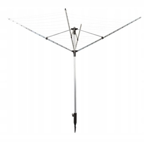 Suszarka ogrodowa na pranie 60 m powierzchni suszenia świder do montażu + pokrowiec gratis ModernHome ModernHome Suszarka ogrodowa na pranie 60 m powierzchni suszenia świder do montażu + pokrowiec gratis ModernHome ModernHome