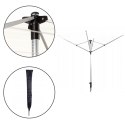 Suszarka ogrodowa na pranie 60 m powierzchni suszenia świder do montażu + pokrowiec gratis ModernHome ModernHome
