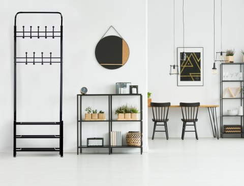 Wieszak na ubrania + szafka regał półka na buty ModernHome ModernHome Wieszak na ubrania + szafka regał półka na buty ModernHome ModernHome