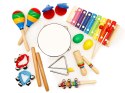 Zestaw muzyczny 10 instrumentów dla dzieci + plecak ECOTOYS ECOTOYS