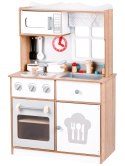 Drewniana kuchnia dla dzieci dodatkowe akcesoria ECOTOYS ECOTOYS