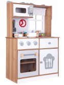 Drewniana kuchnia dla dzieci dodatkowe akcesoria ECOTOYS ECOTOYS