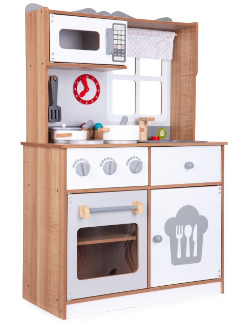 Drewniana kuchnia dla dzieci dodatkowe akcesoria ECOTOYS ECOTOYS