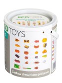 Drewniane jedzenie do krojenia 23 sztuki ECOTOYS ECOTOYS