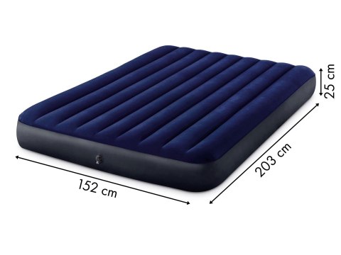 Duży materac dmuchany 203x152 cm dwuosobowy INTEX 64759 INTEX