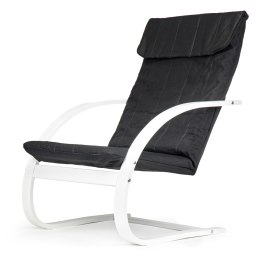 Fotel fiński bujany finka do salonu biały gięta sklejka ModernHome ModernHome