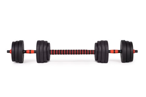 Hantle regulowane 2x15 kg sztanga zestaw 30 kg gryf MOVEPRO MOVEPRO