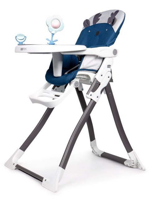 Krzesełko fotelik do karmienia Renifer składane ECOTOYS ECOTOYS