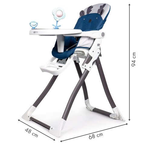 Krzesełko fotelik do karmienia Renifer składane ECOTOYS ECOTOYS