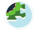 Mata piankowa dla dzieci puzzle miasto ulice drogi IPLAY IPLAY