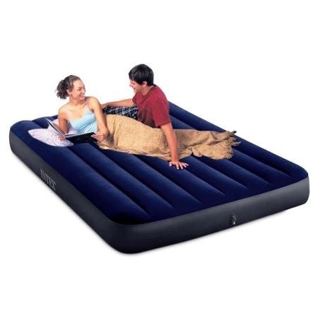 Materac dmuchany dwuosobowy welurowy 191x137 cm INTEX 64758 INTEX