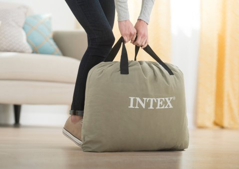 Materac dmuchany łóżko 203x152 cm z pompką dwuosobowy INTEX 67770ND INTEX