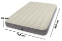 Materac welurowy do spania dwuosobowy dmuchany 203x152 cm INTEX 64103 INTEX