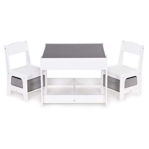 Meble dla dzieci zestaw drewniany stół + 2 krzesła ECOTOYS ECOTOYS