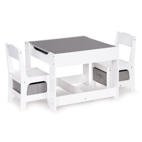 Meble dla dzieci zestaw drewniany stół + 2 krzesła ECOTOYS ECOTOYS