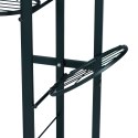 Nowoczesny metalowy kwietnik stojak na kwiaty 6 poziomów czarny ModernHome ModernHome