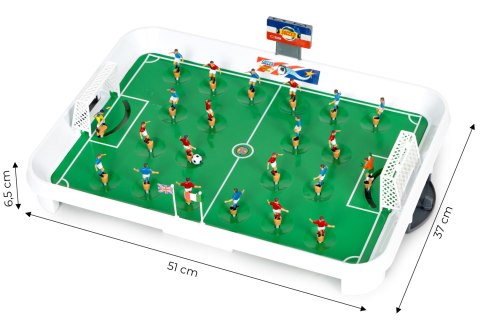 Piłkarzyki mini stół do piłkarzyków na sprężynach 22 zawodników MULTISTORE