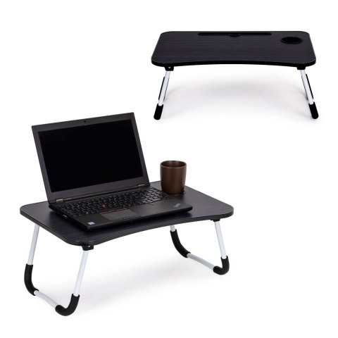 Podstawka pod laptopa stolik do łóżka 60x40 cm czarna ModernHome ModernHome