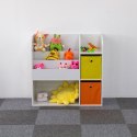 Regał drewniany dla dzieci szafka dziecięca przegrody organizer ECOTOYS ECOTOYS