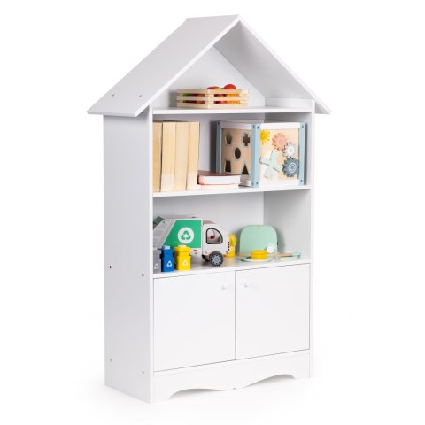 Regał szafka domek na zabawki dla dzieci biblioteczka ECOTOYS ECOTOYS