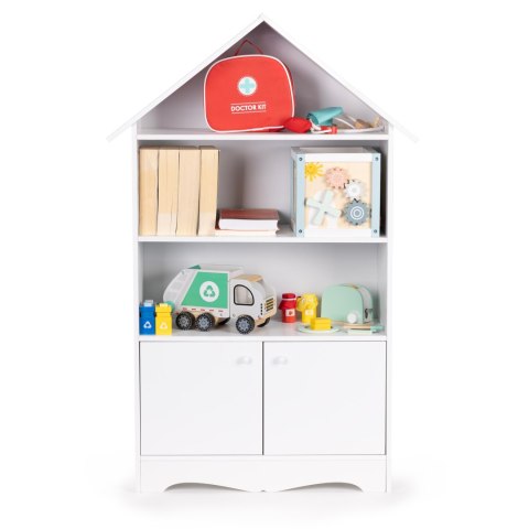 Regał szafka domek na zabawki dla dzieci biblioteczka ECOTOYS ECOTOYS