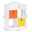 Regał szafka dziecięca domek dla dzieci przegrody organizer ECOTOYS ECOTOYS