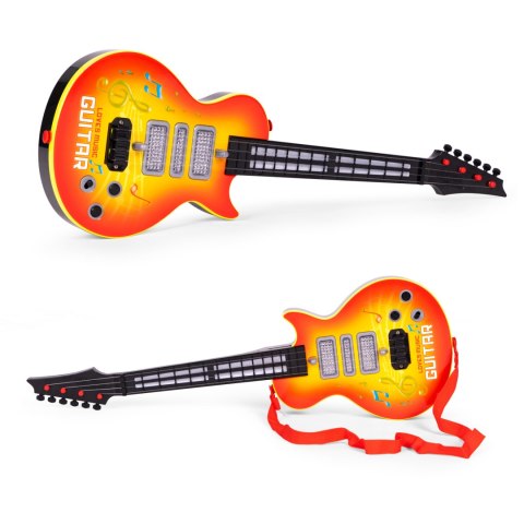 Rockowa gitara dla dzieci z nauką gry na gitarze podczerwień melodie MULTISTORE