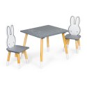 Stół stolik + 2 krzesła meble dla dzieci zestaw ECOTOYS ECOTOYS